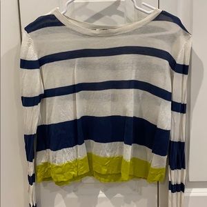 Silk-blend crop sweater, Medium